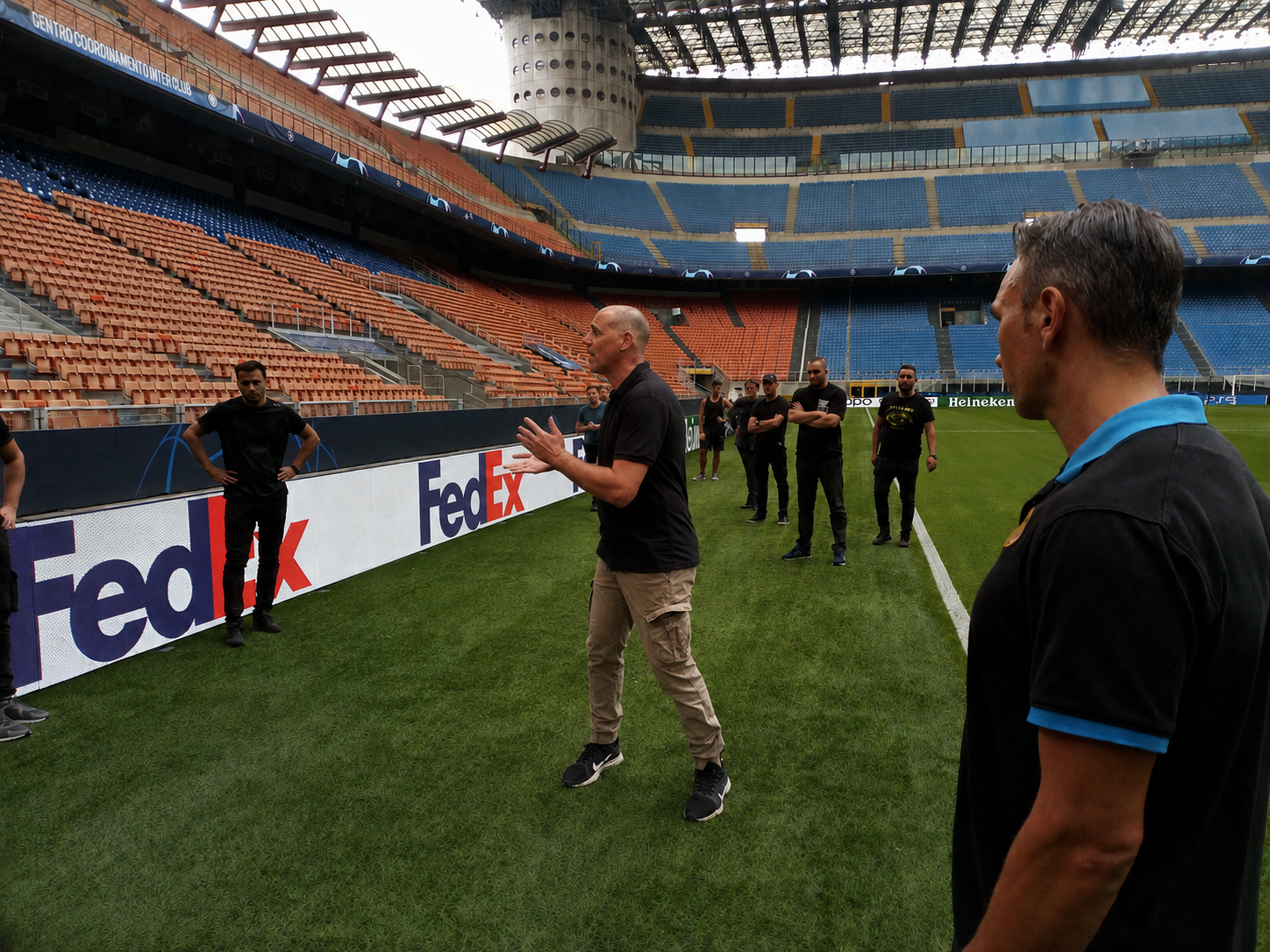 Formazione steward e operatori allo stadio