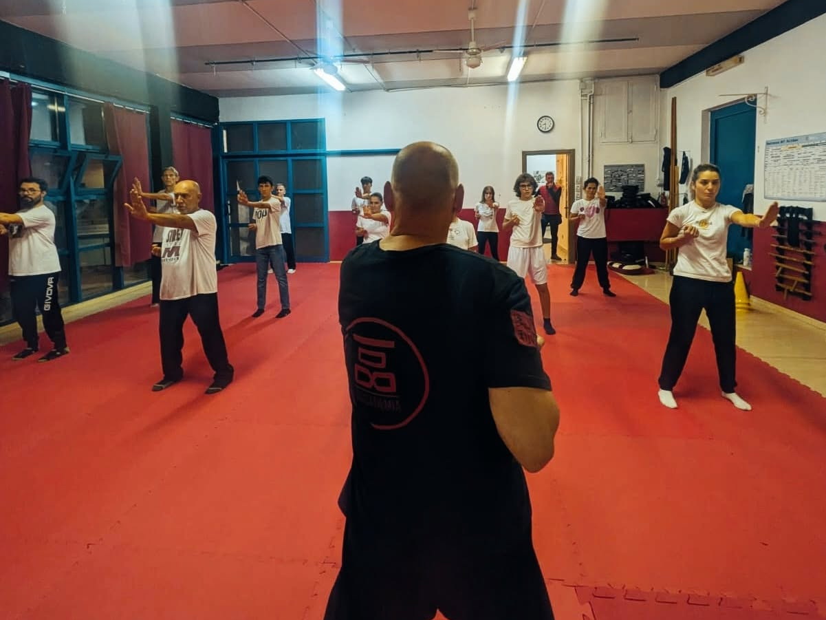 Lezione Wing Chun Kung Fu in palestra
